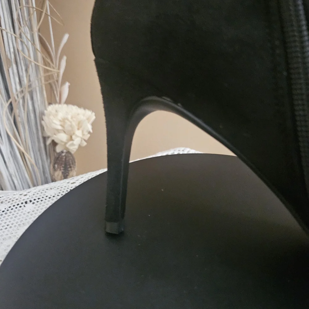 💘💕Womens Aqua Lola Black Knee-High Boots - Size 8.5 - 3.5